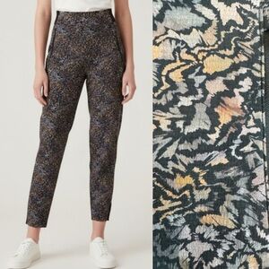 Athleta Trekkie North High Rise Jogger Pants in Kinetic Abstract Black Size 2